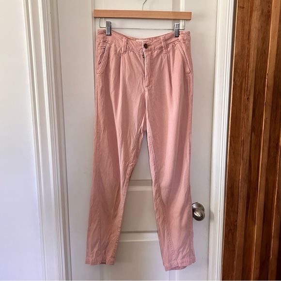 Anthropologie 100% Lyocell pleated high rise Relaxed pants. Size 25 - Picture 2 of 10